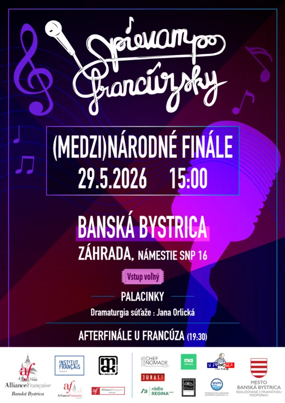 Spievam po francúzsky 2026 (medzi)národné finále