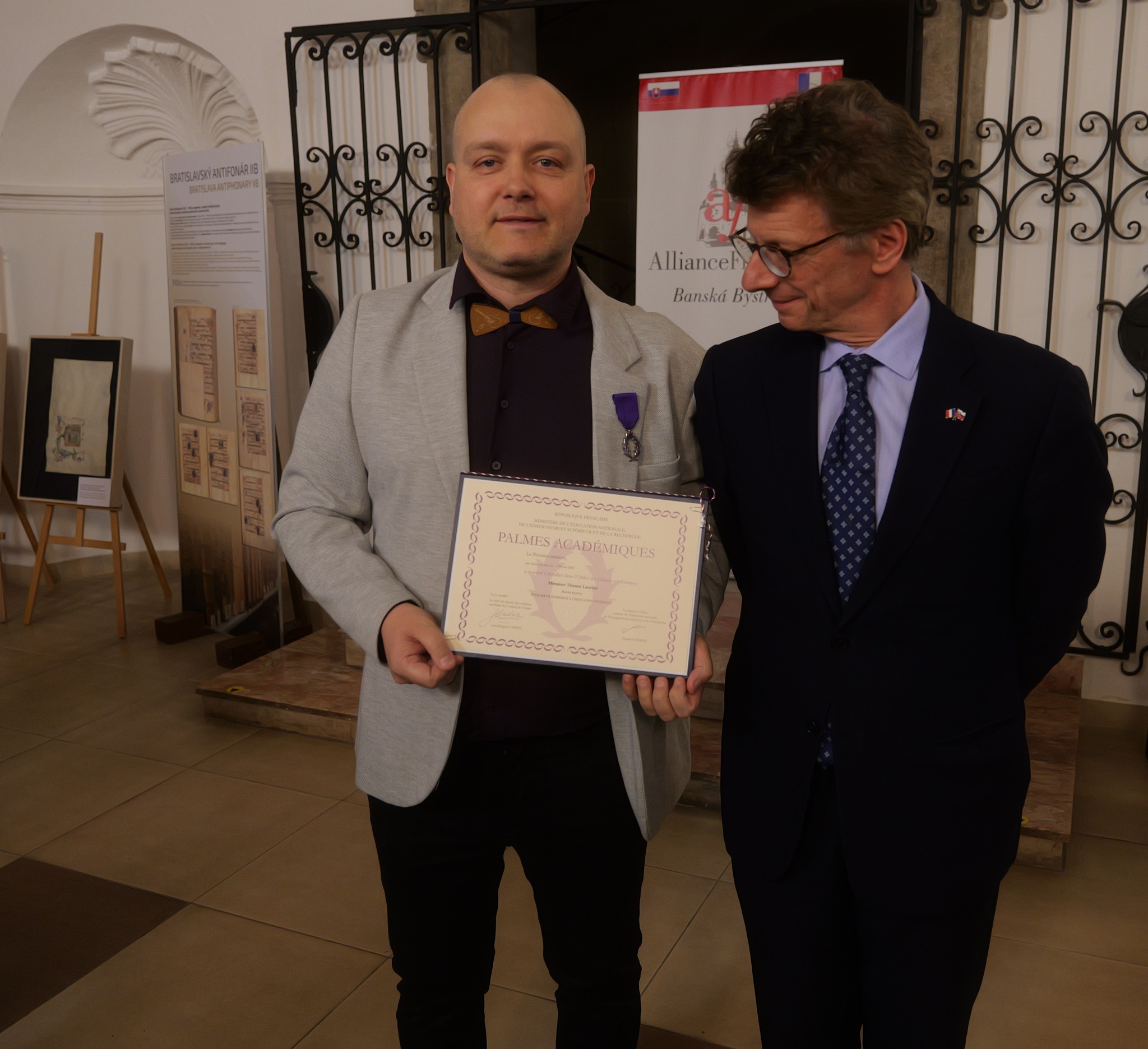 Remise Palmes académiques Thomas